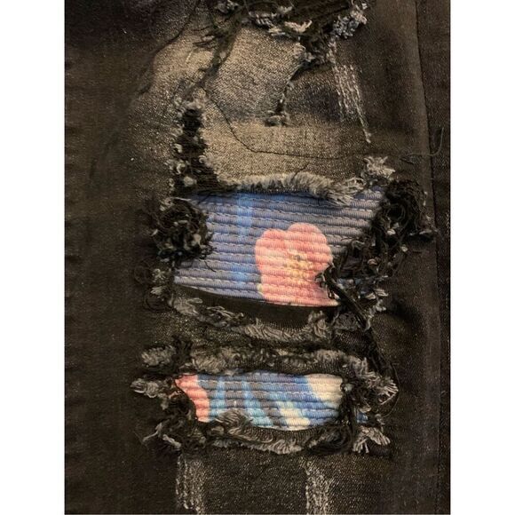 AMIRI distressed jeans black men's size 38 - Picture 3 of 10